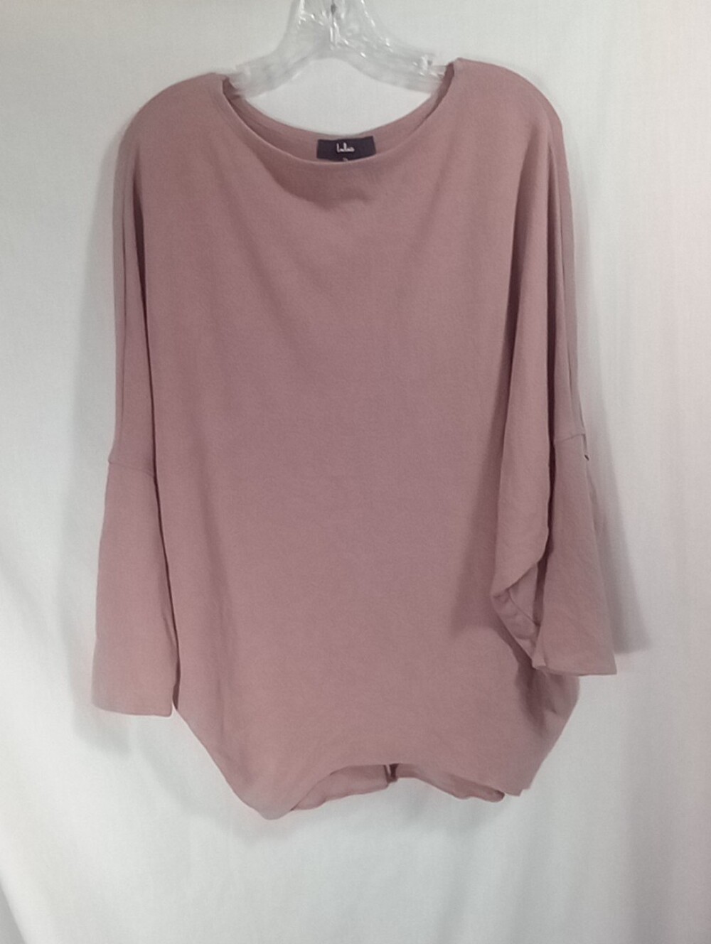 Lulu's Mauve Oversized Boatneck Drop Shoulder Top Size XL
